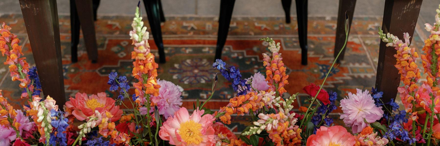 close up of flowers - photo by Lauren Miles Photo