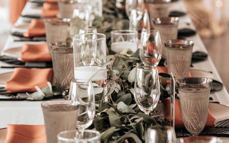 wedding table decor