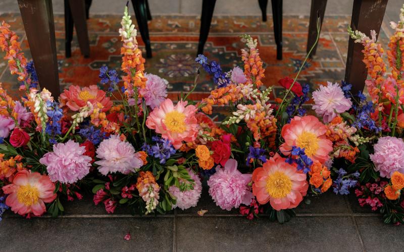 close up of flowers - photo by Lauren Miles Photo