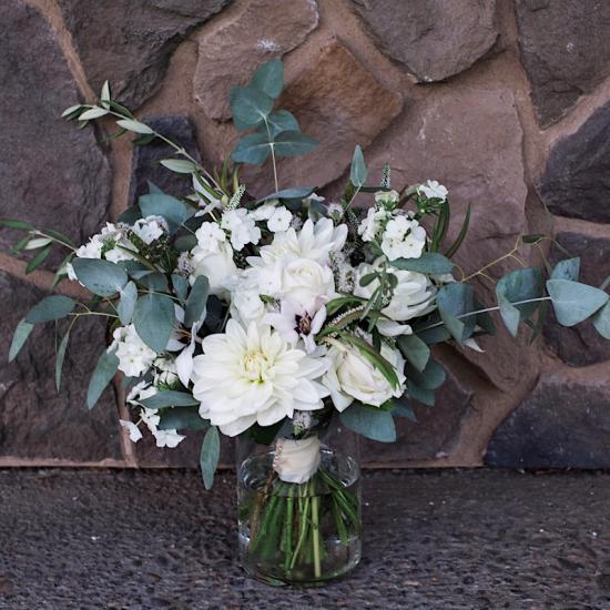 Hand tie bridal bouquet