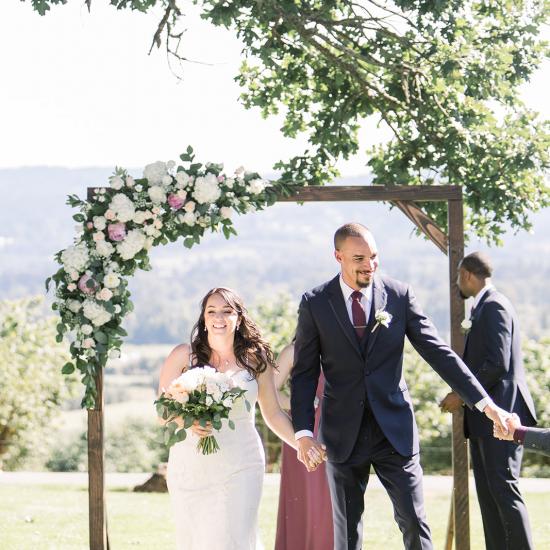 Arbor, bridal hand tie, boutonniere