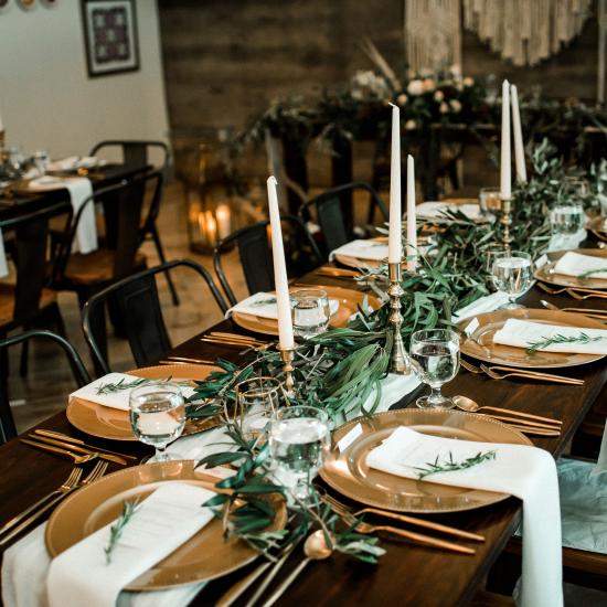 mixed foliage garland