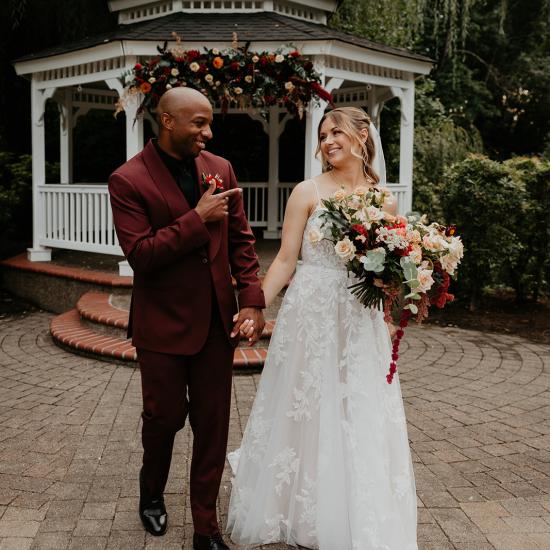 bride and groom