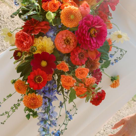 close up of bouquet