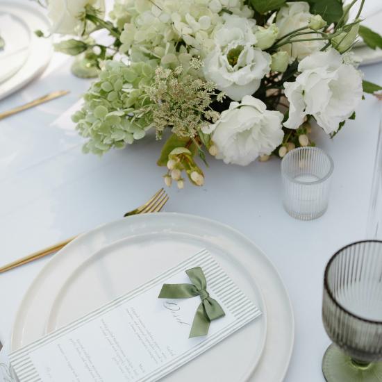Cluster of blooms on table