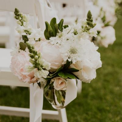 chair flowers